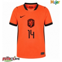 Camiseta Países Bajos Tijjani Reijnders #14 Primera Equipación para mujer Mundial 2026 manga corta